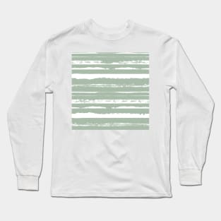 Sage Summer Stripes Long Sleeve T-Shirt